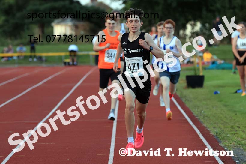 800 metres, 2024 NEGP 6, Monkton Stadium,  Wednesday, August 14th.  Photo: David T. Hewitson/Sports for All Pics